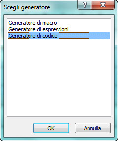 Generatore codice