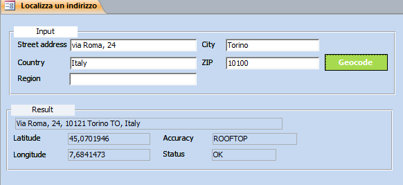 GSP Form